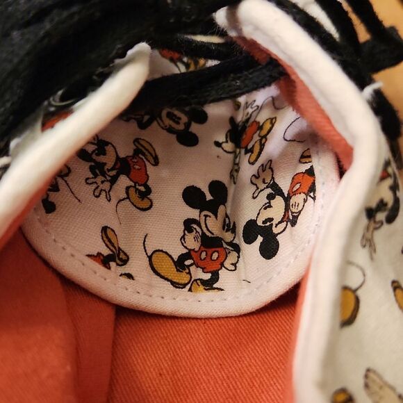 Disney Mickey Mouse Women's White Lace-Up Shoes Size 8 - Picture 7 of 11